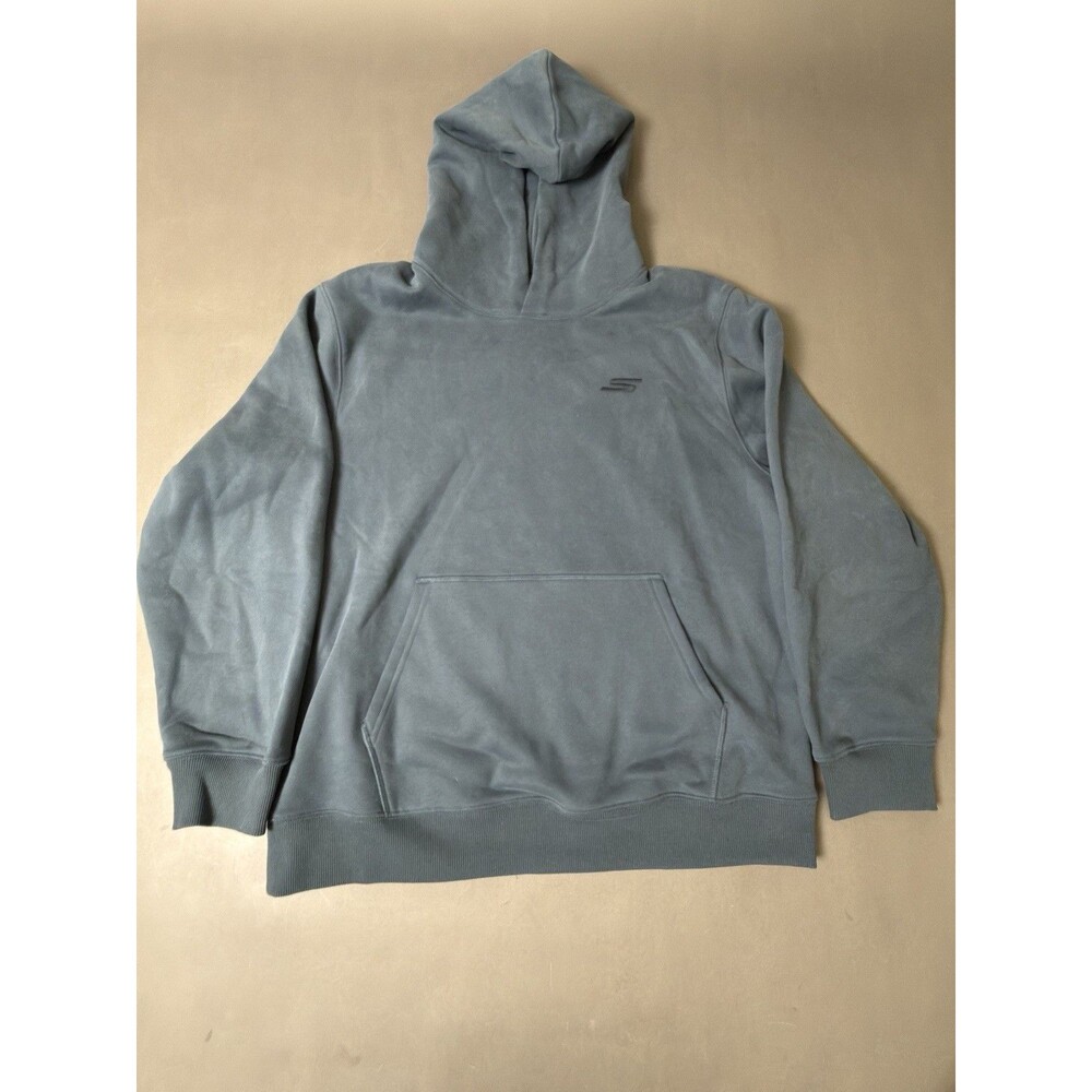 Skechers Men's Max Soft Hoodie Navy Grey Size Large